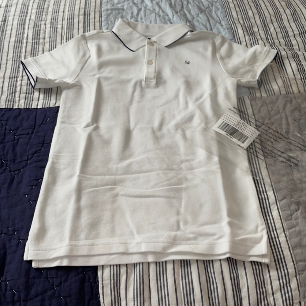 Janie and Jack white polo